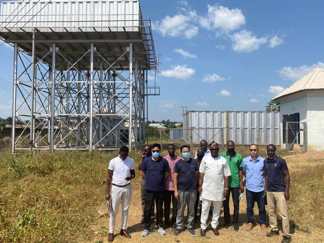 Efficacy project team at a water infrastructure site