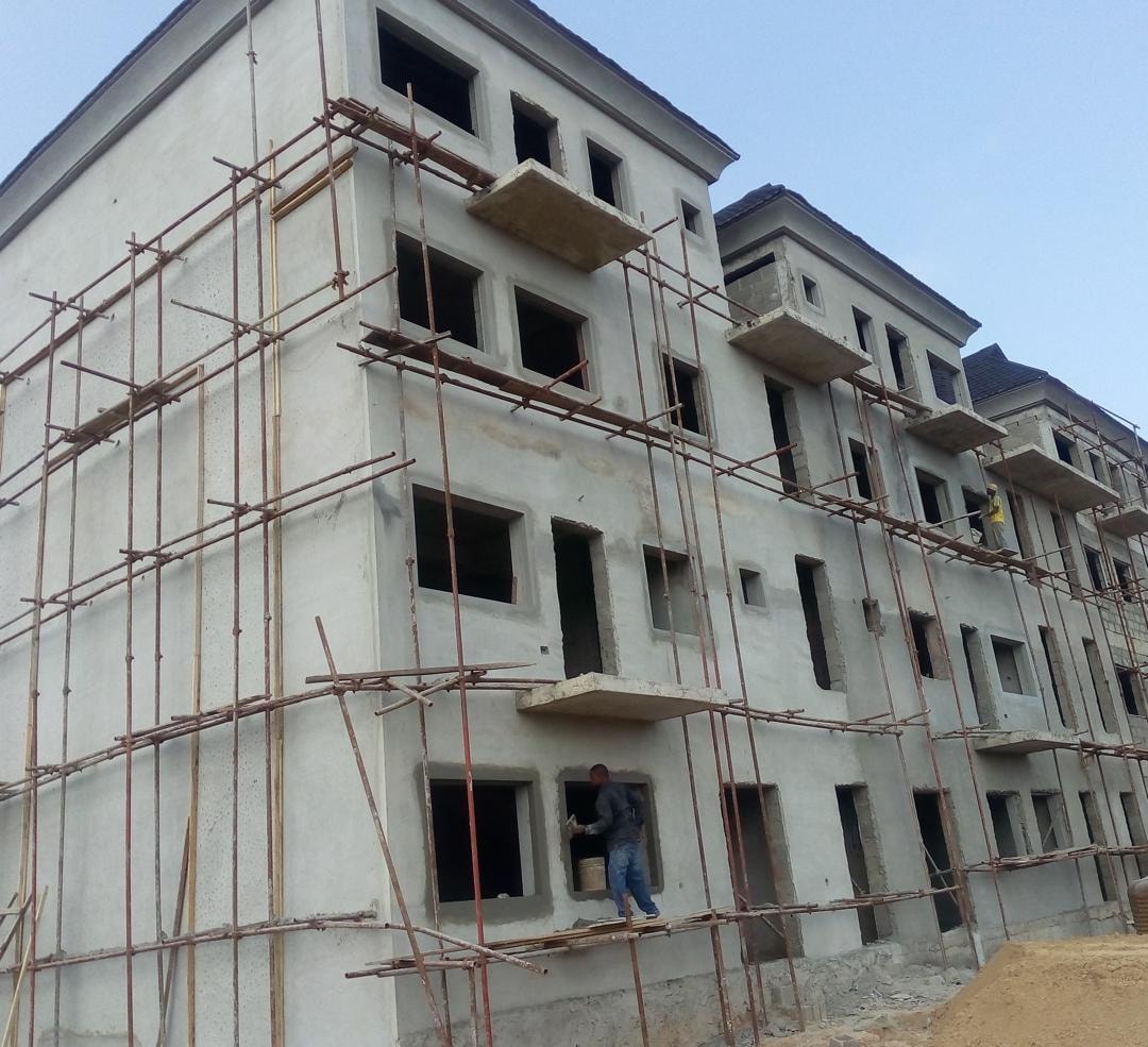 A multi-storey building under construction in the Efficacy portfolio
